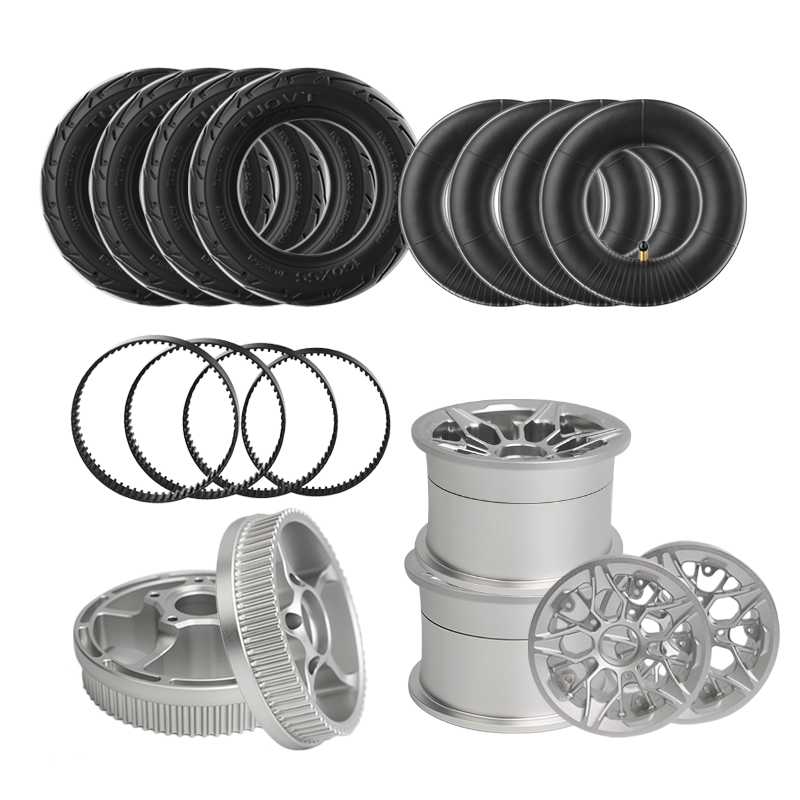 Veymax® 160mm All Terrain Pneumatic Tire Set for Nymph
