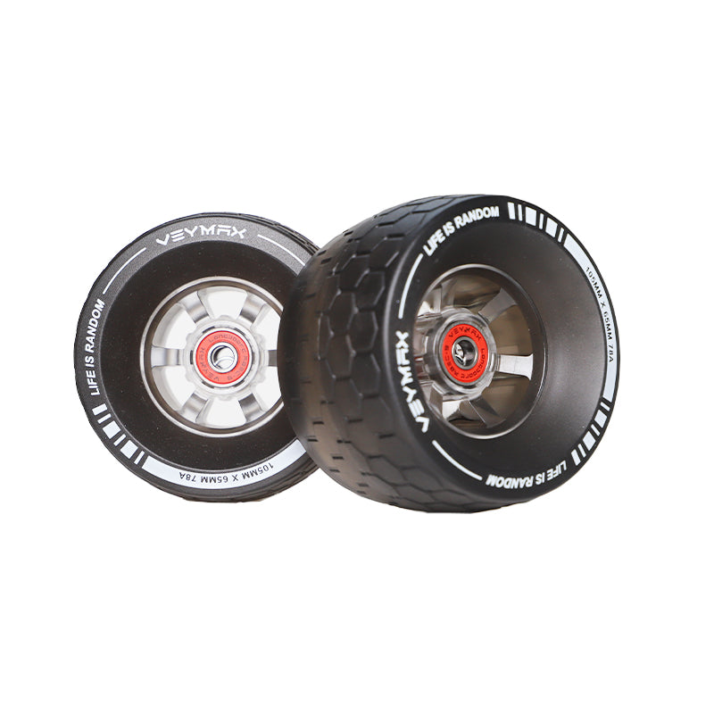 Veymax® Black Jelly 105mm Wheels Belt Drive Set