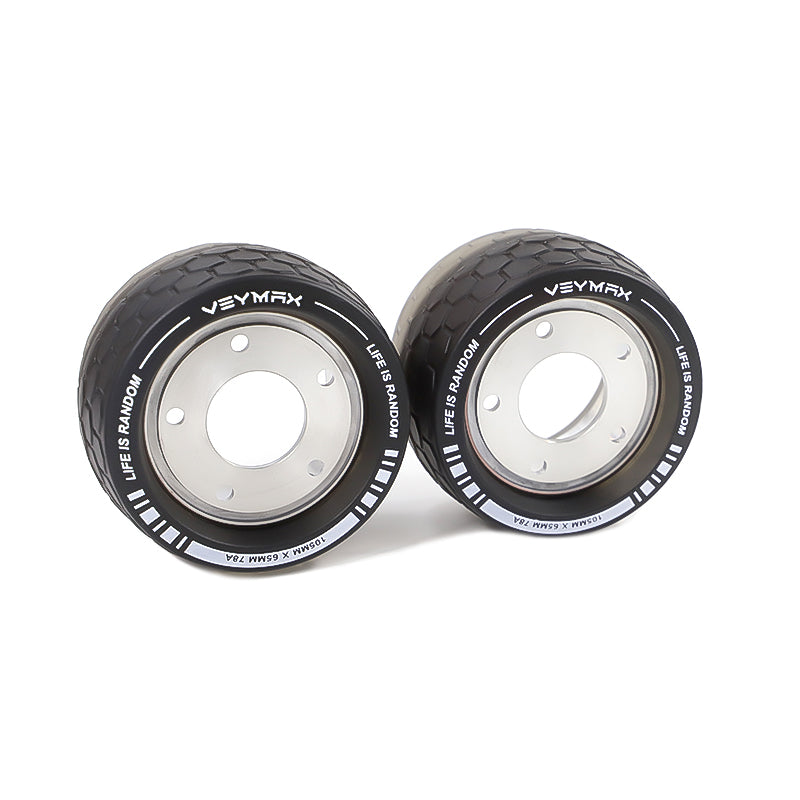 Veymax® Black Jelly 105mm Wheels Urban Sleeves Set