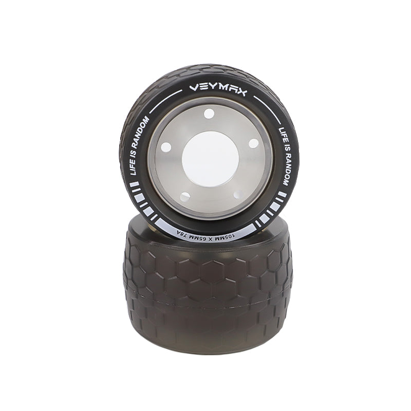Veymax® Black Jelly 105mm Wheels Urban Sleeves Set