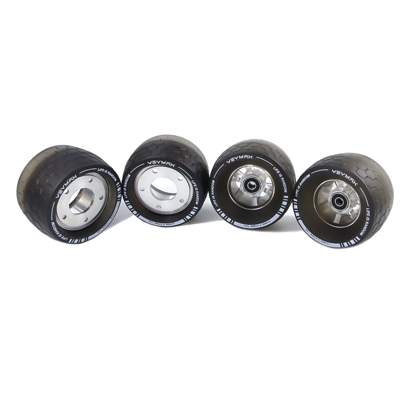 Veymax® Black Jelly 105mm Wheels Urban Sleeves Set
