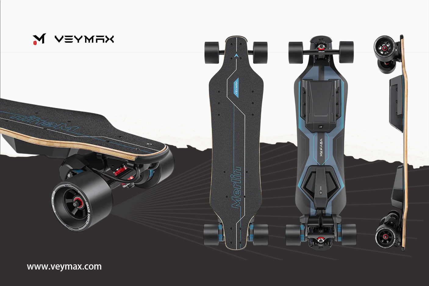 Belt-Driven Electric Skateboard
