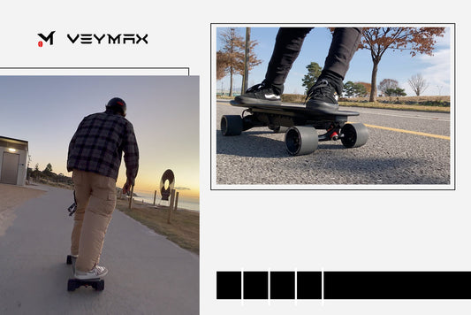 electric skateboard with long range