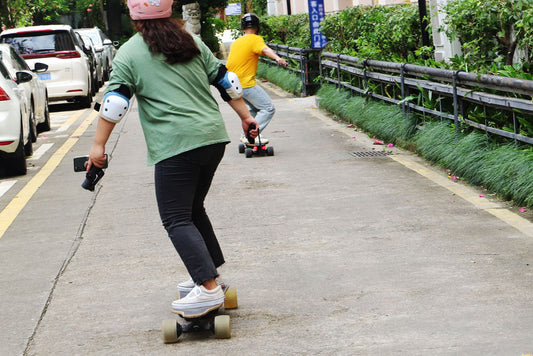 Commuting on Veymax Electric Skateboards