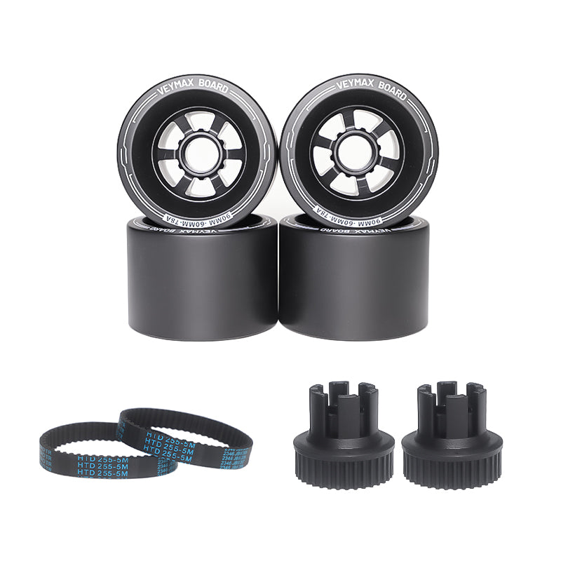 Veymax® 90mm PU Wheels Belt Drive Set for Merlin