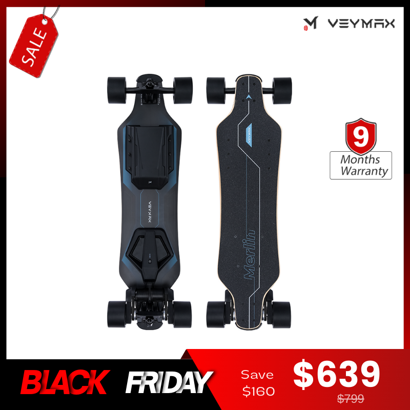 Veymax® Merlin Belt Drive Electric Skateboard