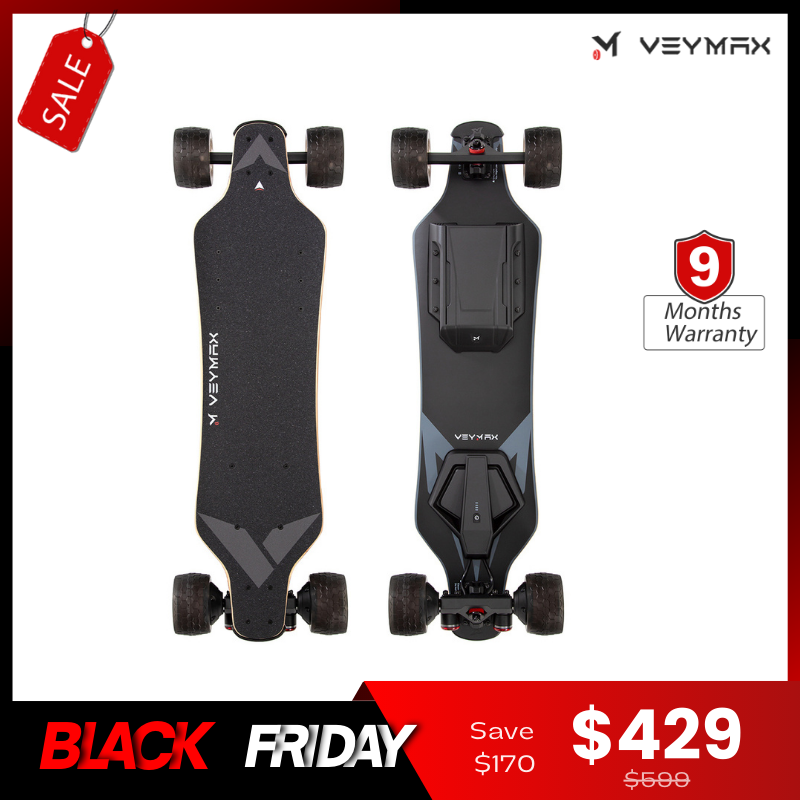 Veymax® Roadster X4 Electric Skateboard Longboard with Remote Control