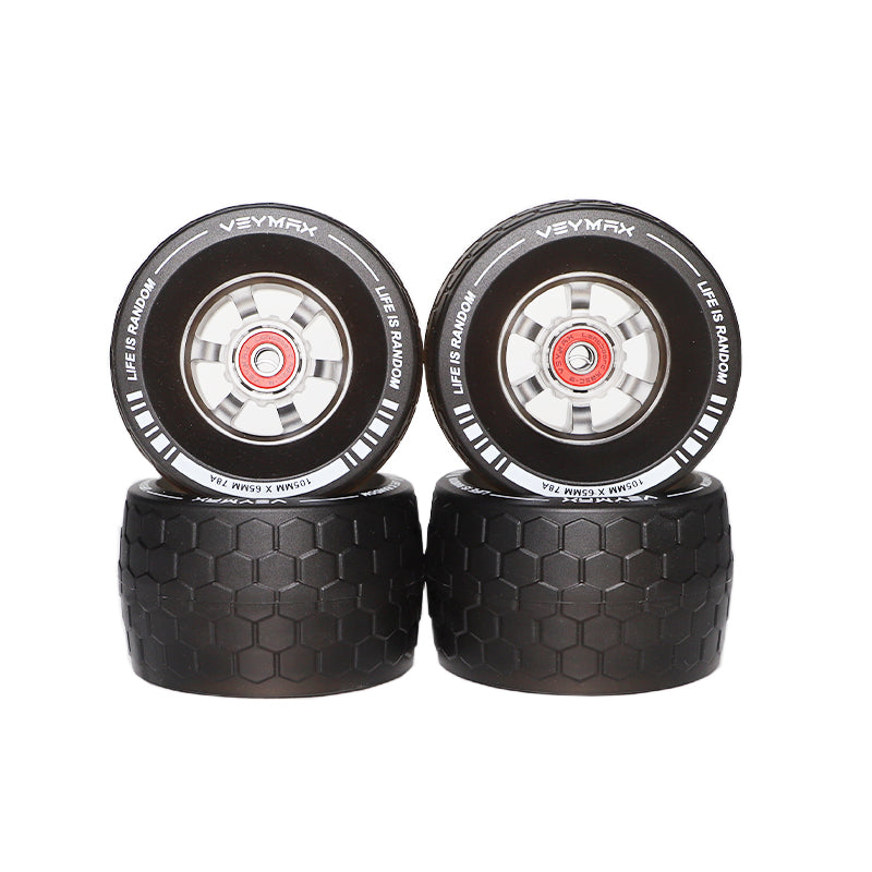 Veymax® Black Jelly 105mm Wheels Belt Drive Set