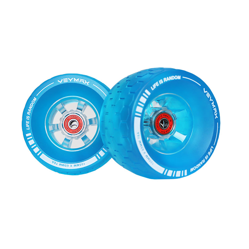 Veymax® Blue Jelly 105mm Wheels Belt Drive Set