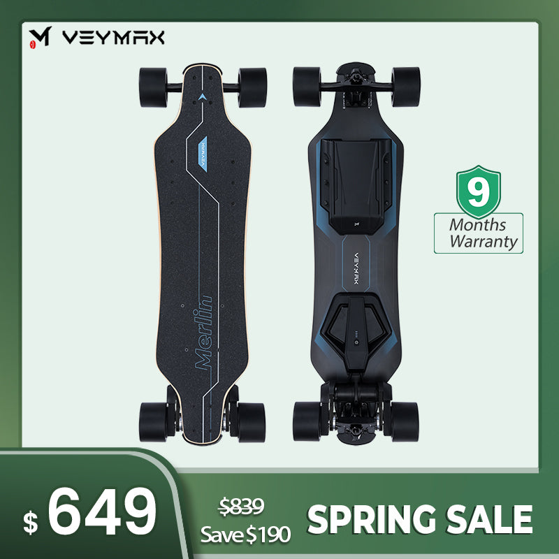 Veymax® Merlin Belt Drive Electric Skateboard