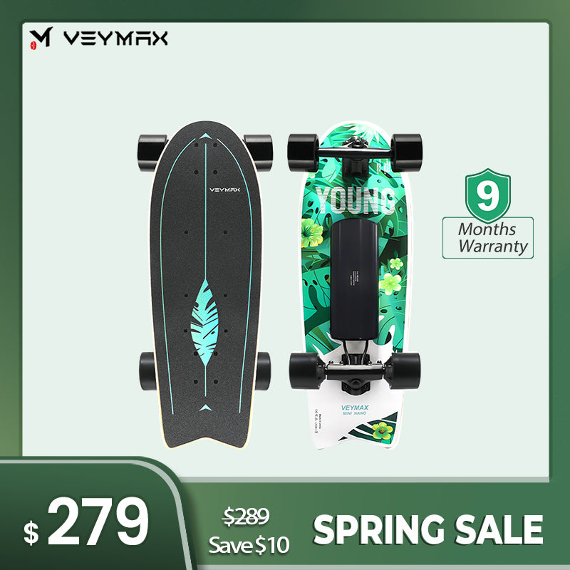 Veymax® Nano Mini Electric Skateboard Shortboard