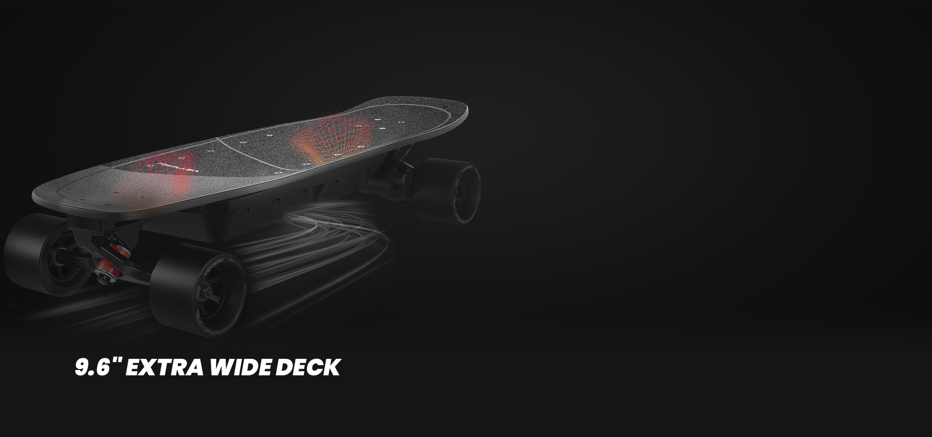 CONCAVE DECK WITH KICK-TAIL DESIGNED