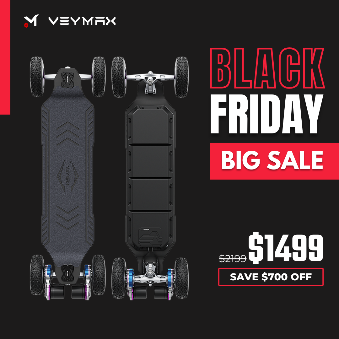 Veymax® Skyrim Off Road Electric Skateboard All Terrain Design