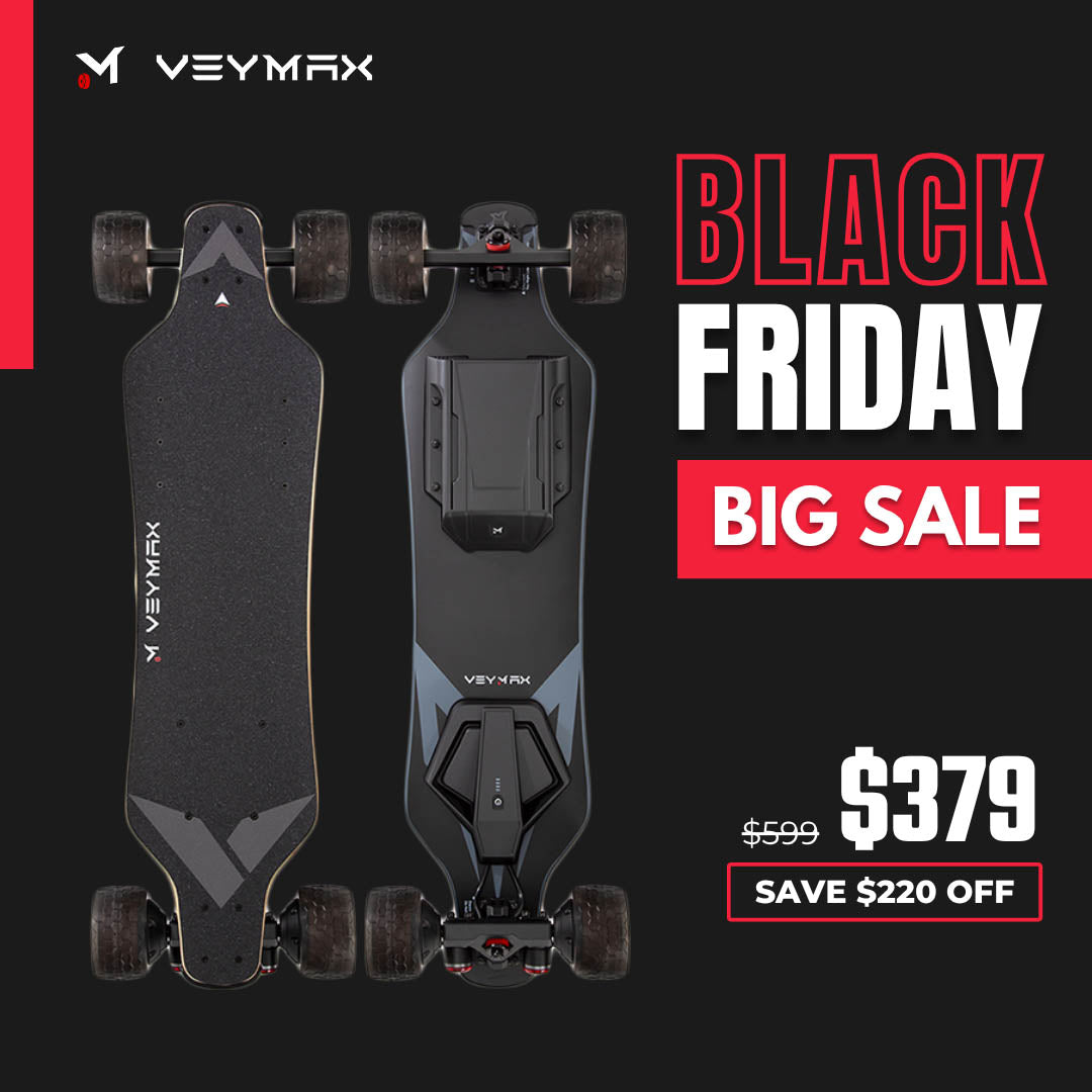 Veymax® Roadster X4 Electric Skateboard with Remote Suitable for Beginners